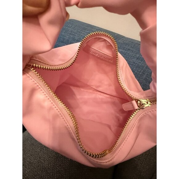 Stoney Clover Lane Classic Scrunch Handle Bag Purse Nylon Flamingo - Picture 10 of 12